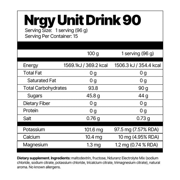 Nrgy Unit Drink 90