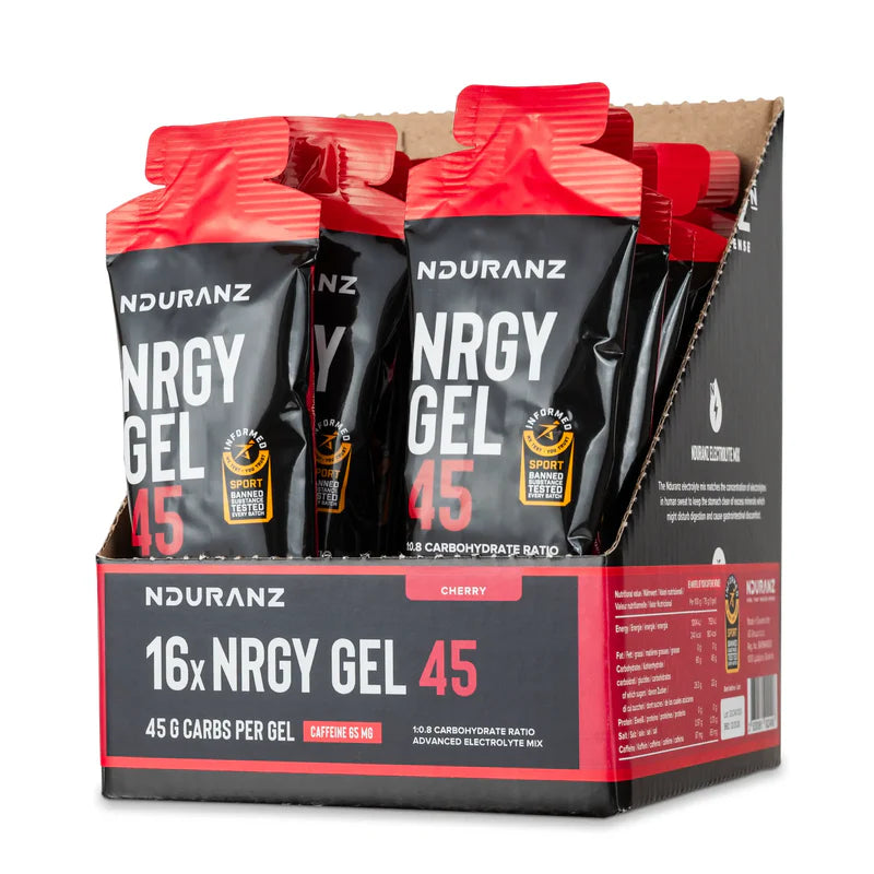 Nrgy Gel 45 with Caffeine Box (16x)