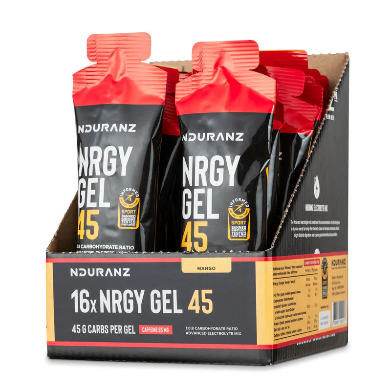 Nrgy Gel 45 with Caffeine Box (16x)