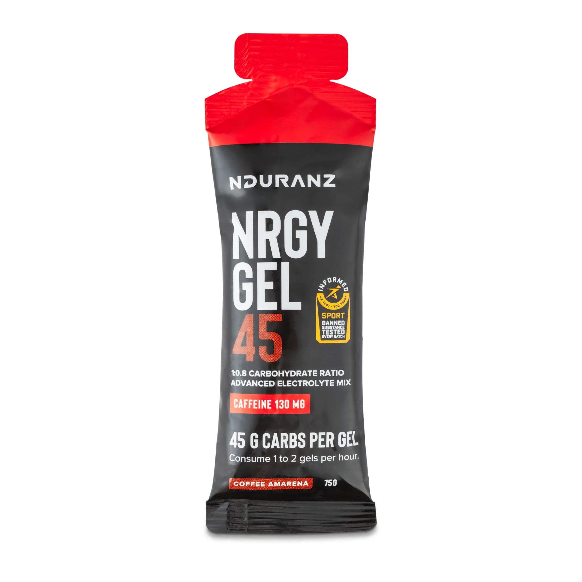 Nrgy Gel 45 with Caffeine Box (16x)